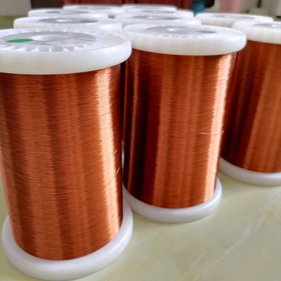 0.12mm Polyester Self Bonding Copper Wire High Tension Strength For Motor